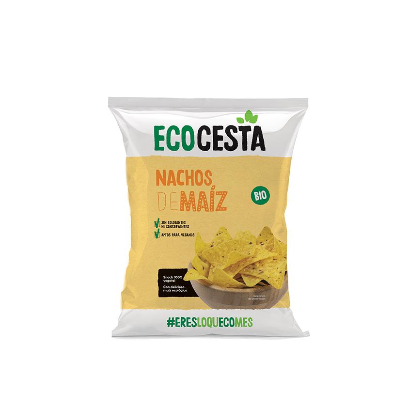 Organic Natural Corn Nachos, 125 g Ecocesta
