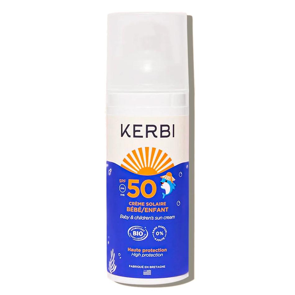 Solkräm för barn/spädbarn SPF50 Kerbi 50 g