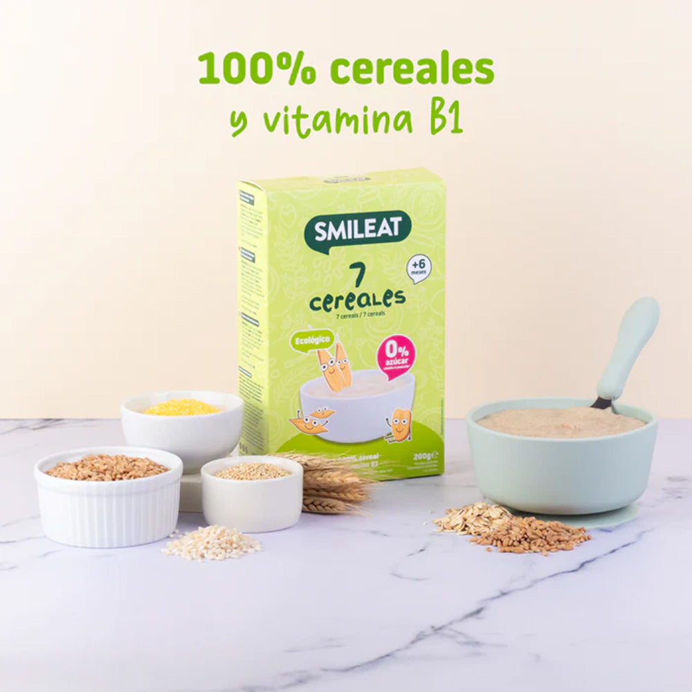 6er-Pack 7-Korn-Brei Eco Smileat 200 g