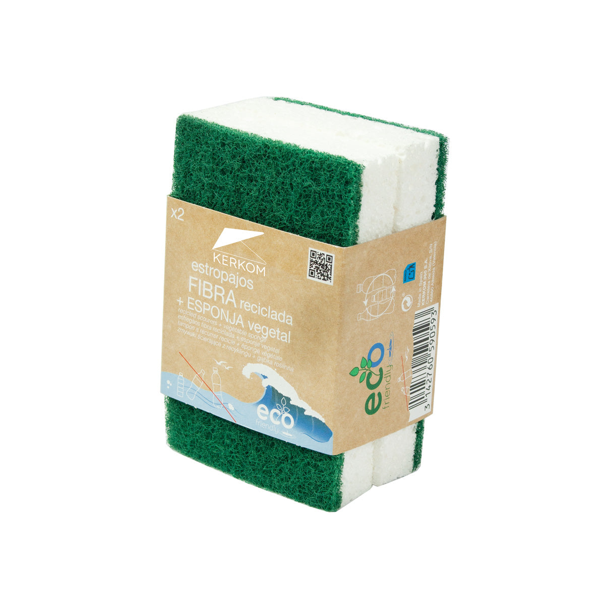 2 gąbki z gąbką roślinną Eco Friendly ROZENBAL