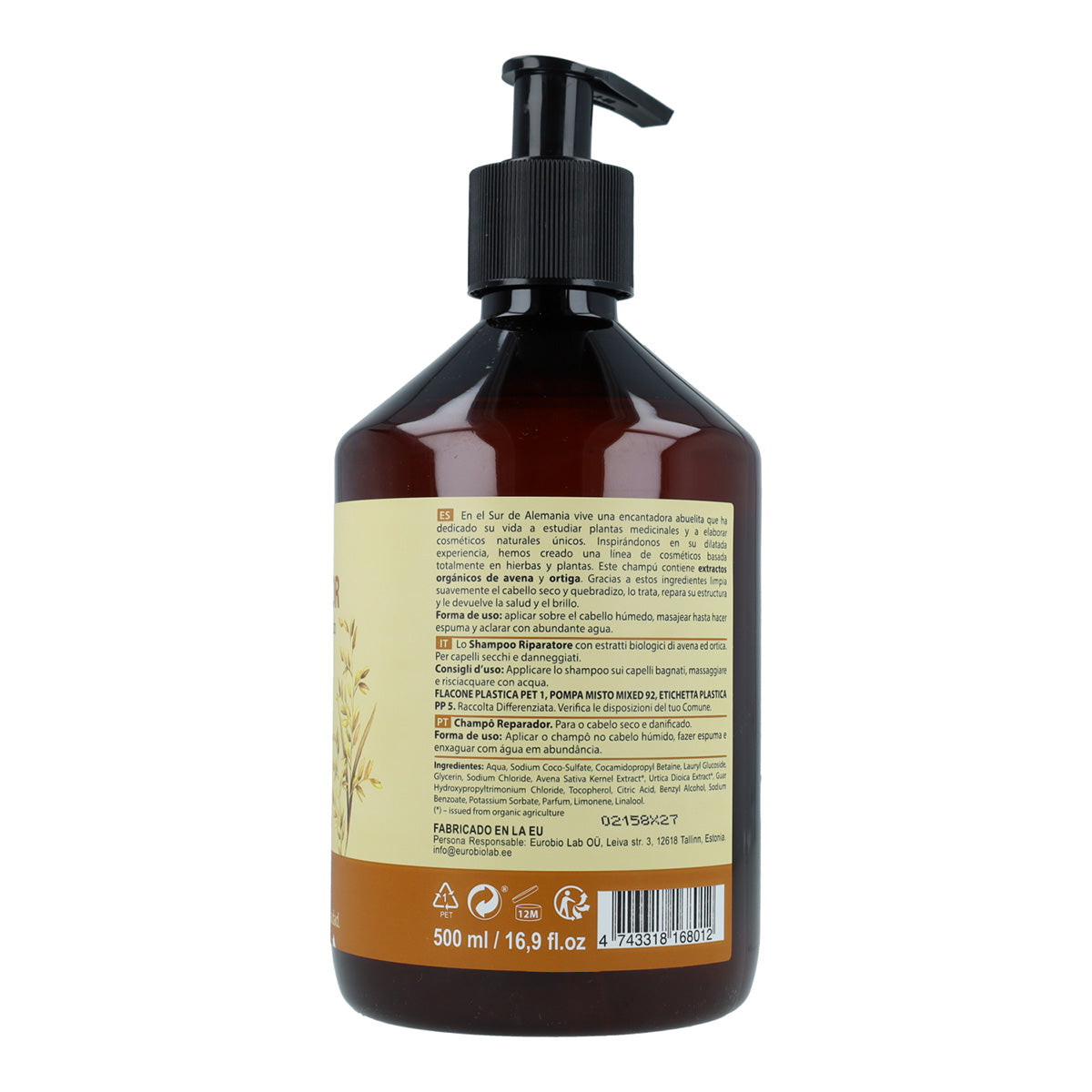 Oma Gertrude Repairing Shampoo for Dry and Damaged Hair 500 ml