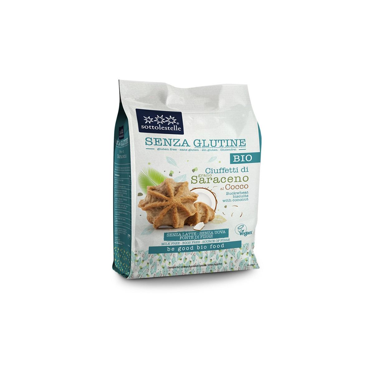 Glutenvrije kokos-boekweitkoekjes Sotto 250 g