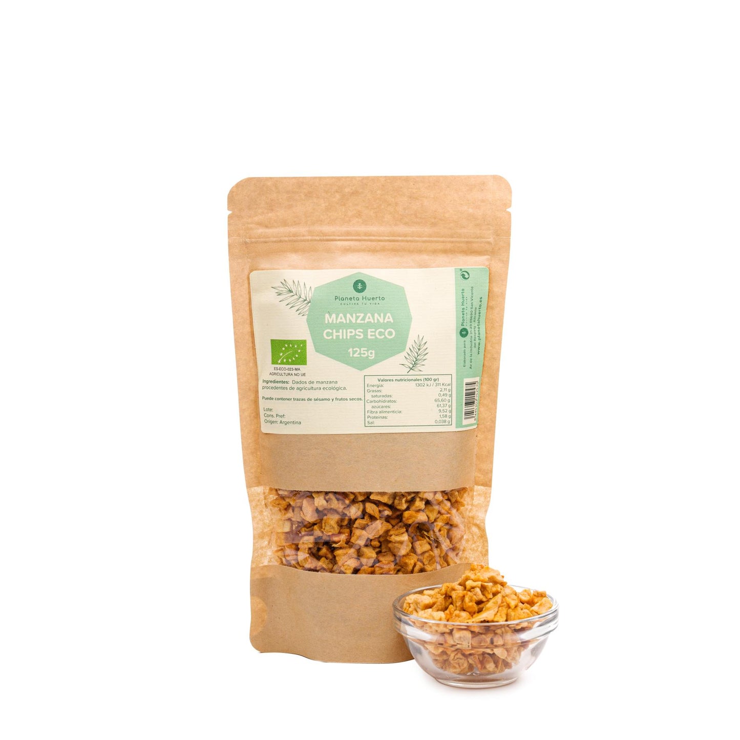 Chipsy jabłkowe ECO Planeta Huerto 125 g