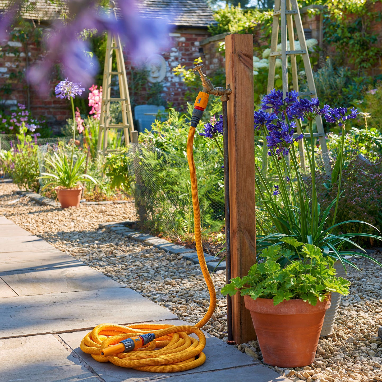 Wąż WonderHoze z przedłużką 15 m + pistolet Multispray Hozelock