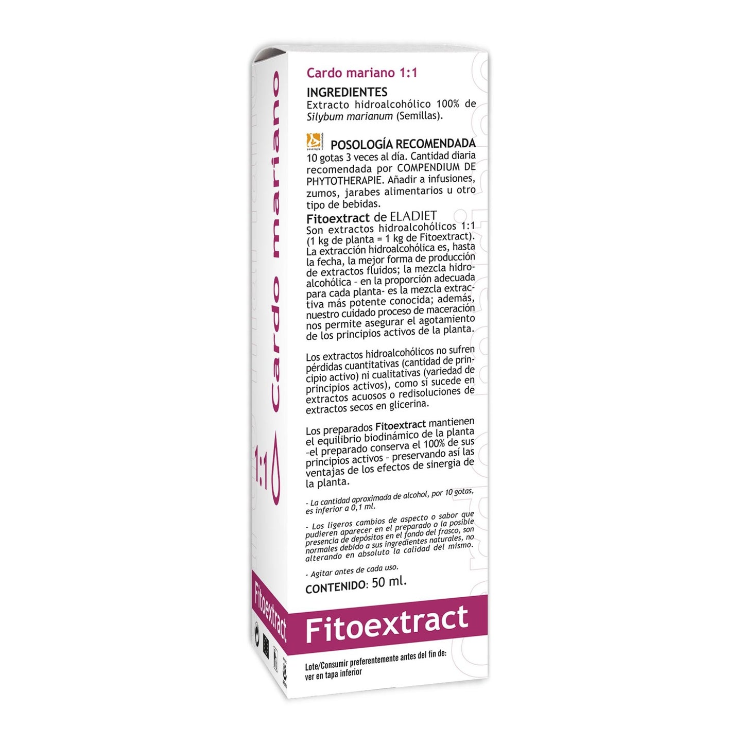 Fyto-extract Mariadistel Eladiet 50 ml