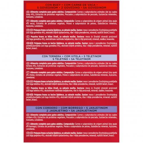 GOURMET Mon Petit z mięsem, opakowanie zbiorcze 6 x 50 g