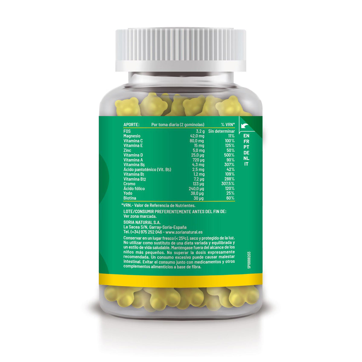 Multivitaminico gommose, Soria Natural, 60 compresse