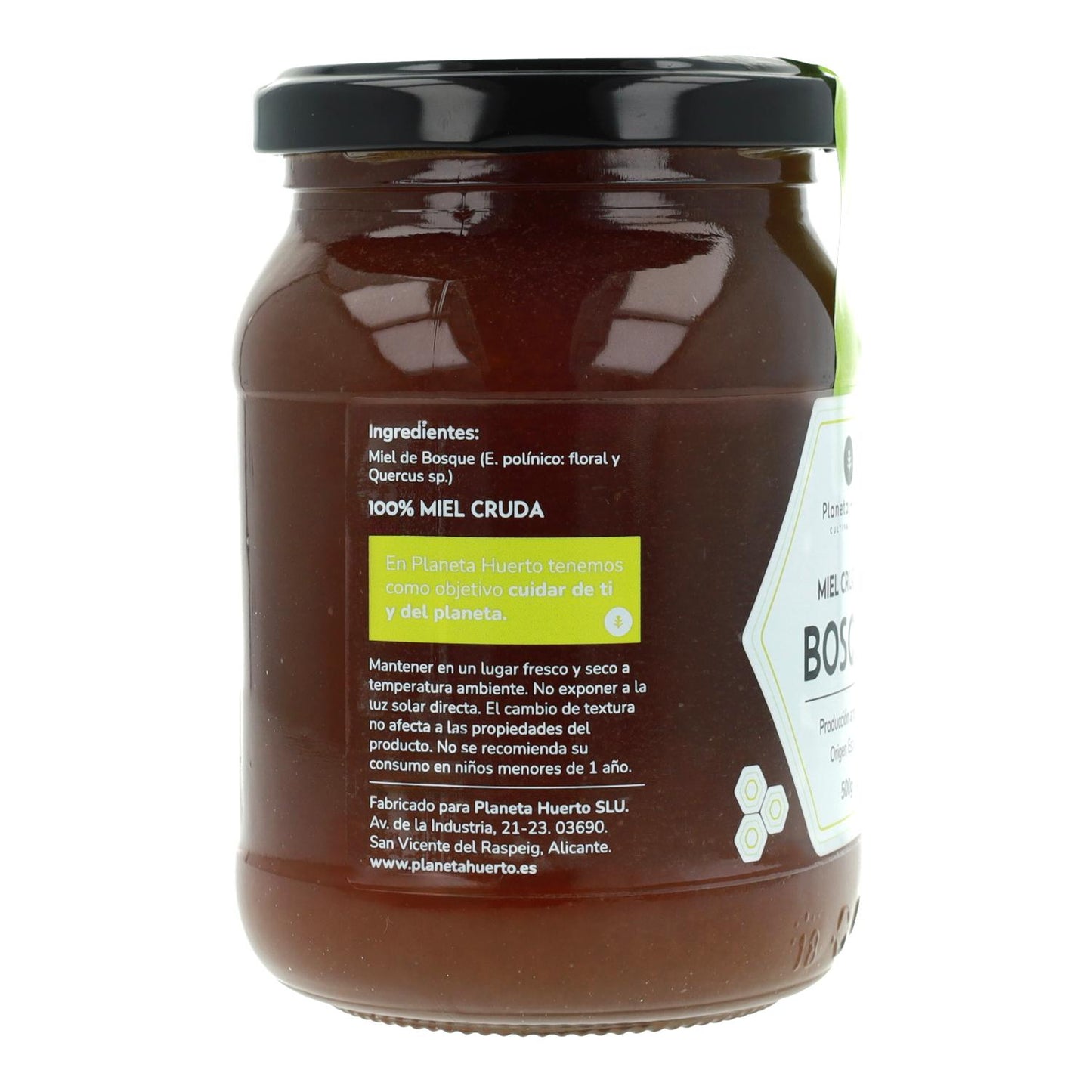 Rå skogshonung Planeta Huerto 500 g