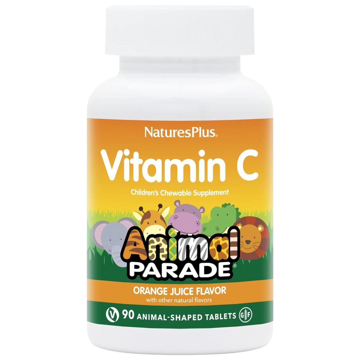 Animal Parade Vitamine C Nature's Plus, 90 comprimés à croquer