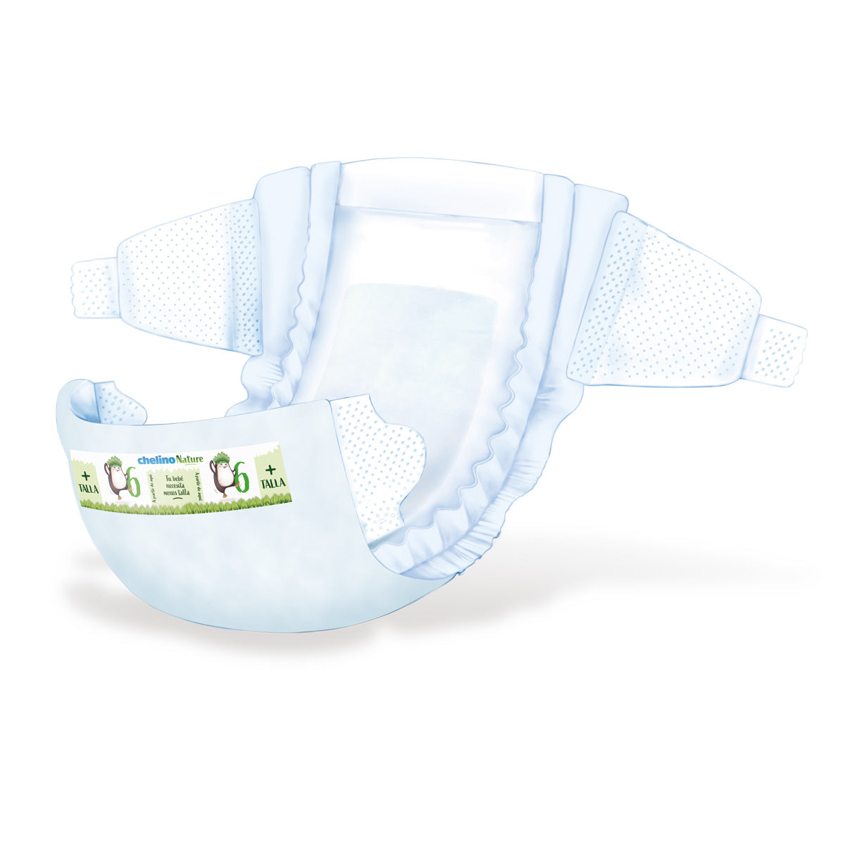 Windeln T6 17-28 kg Chelino Nature 27 Stück