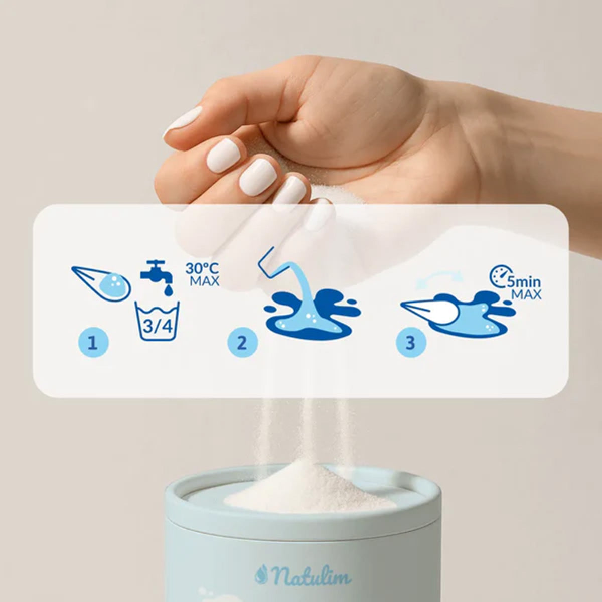 Proszek wybielający Oxi White Natulim 500 g