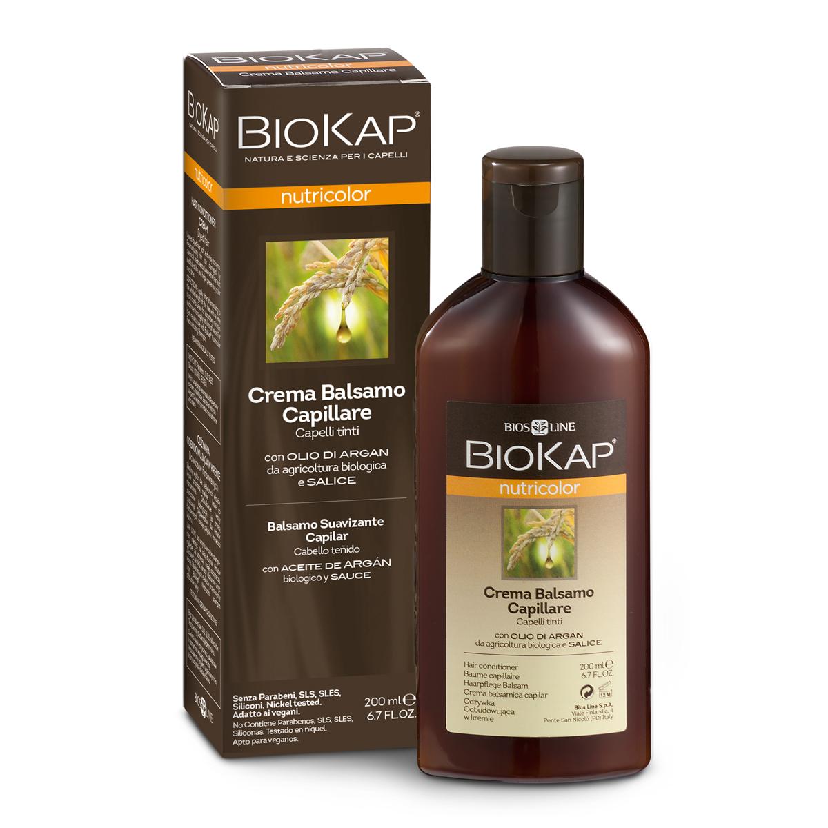 Odżywka do włosów farbowanych Nutricolor 250 ml Balsam Ac Biokap