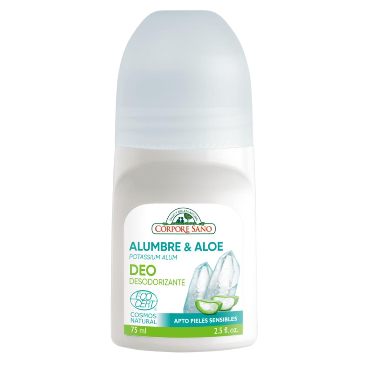 Déodorant à l'alun cosmos 75 ml