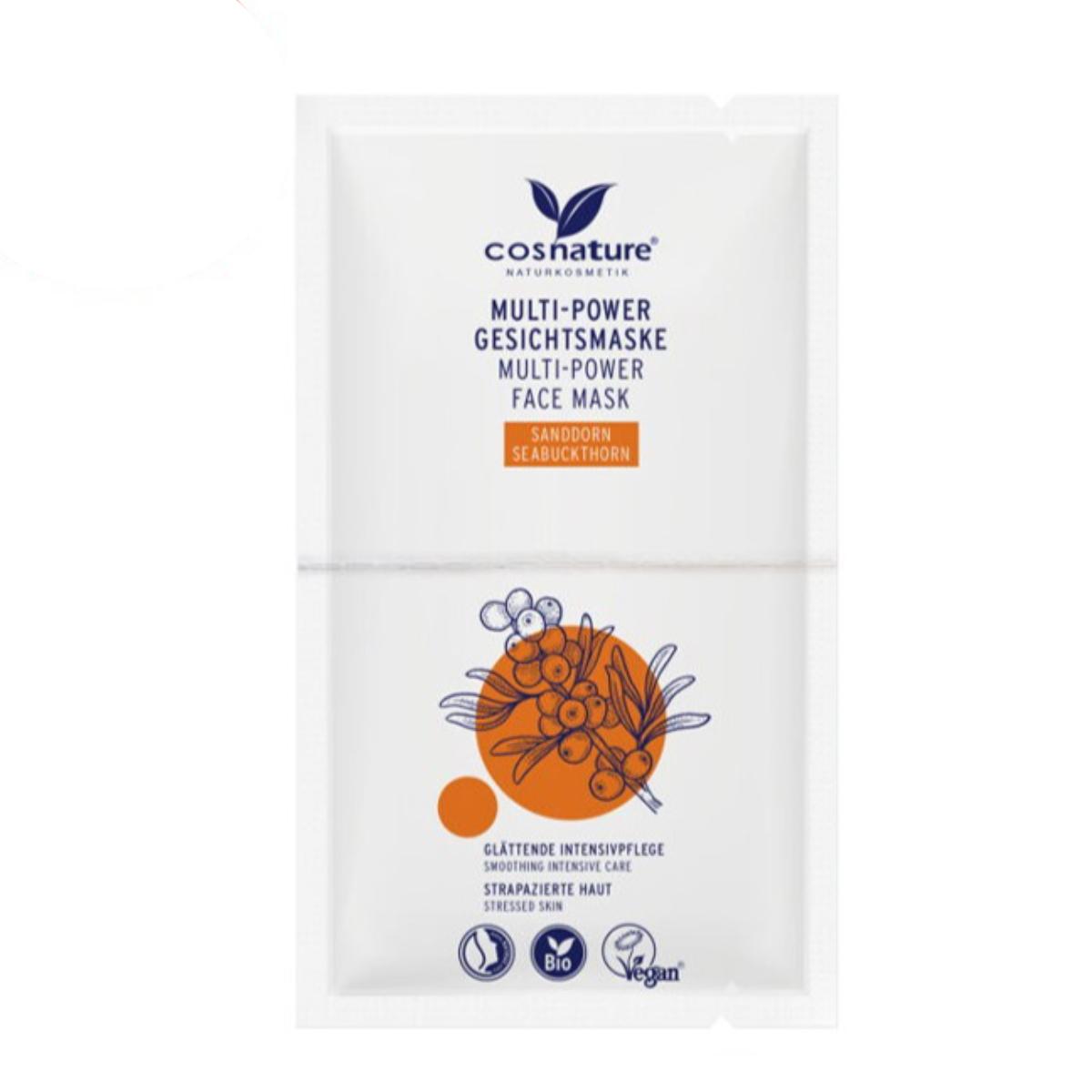 Cosnature Sea Buckthorn Face Mask 2 x 8 ml