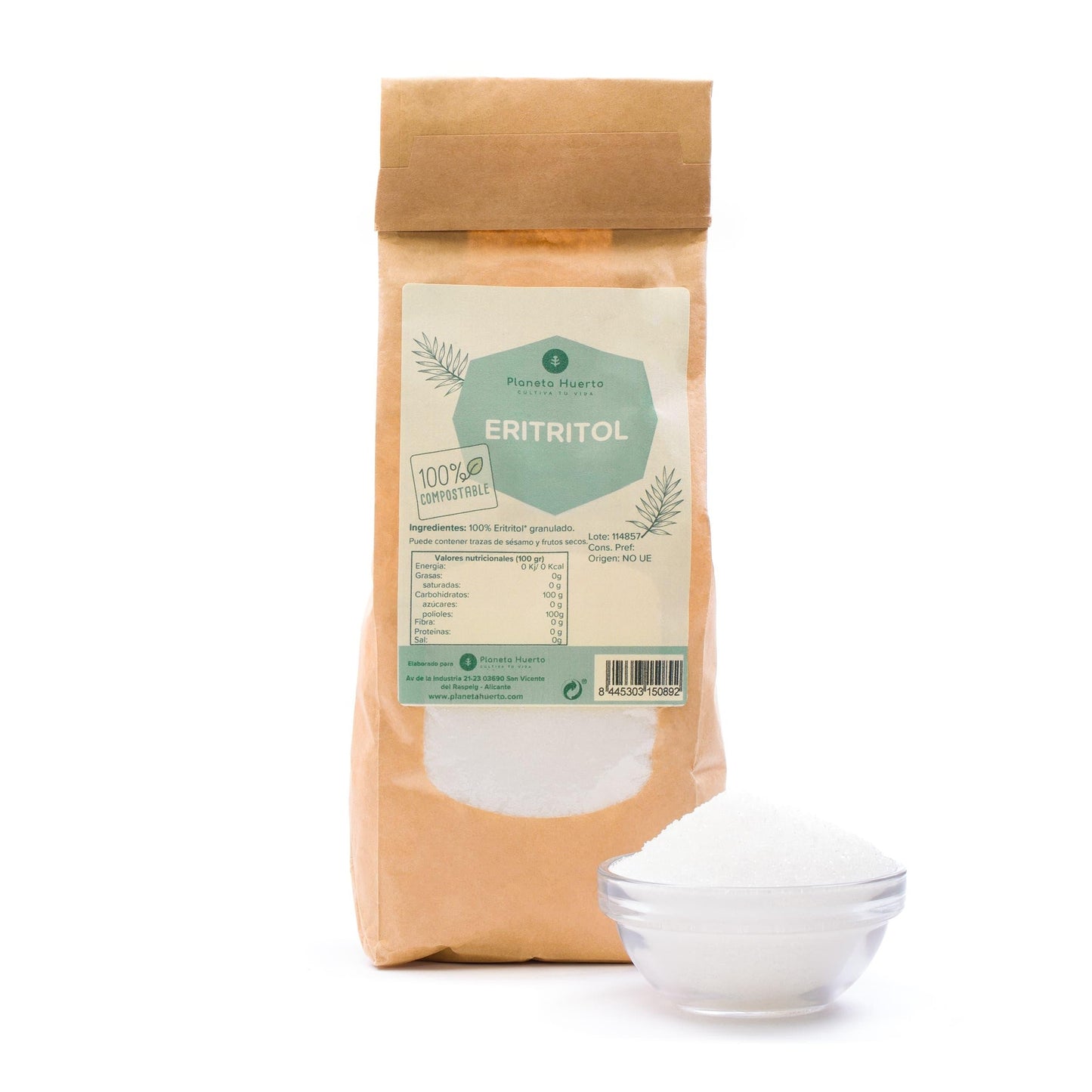 Eritritolo ECO Planeta Huerto 500 g