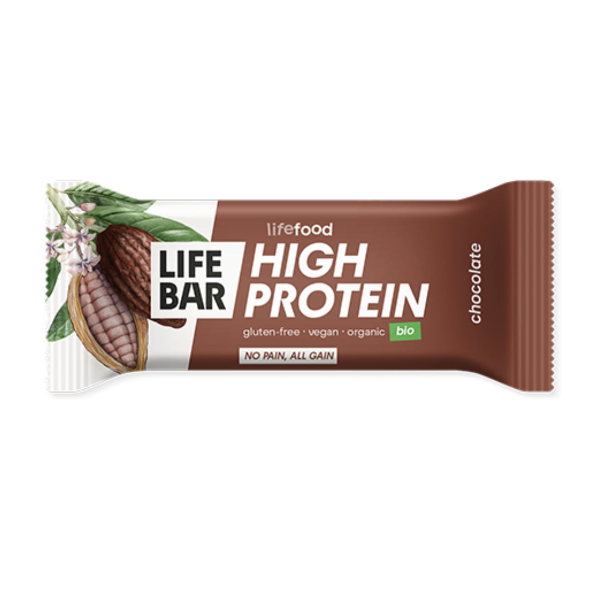 Proteinriegel mit Schokoladengeschmack 40 g Lifebar, Life Food