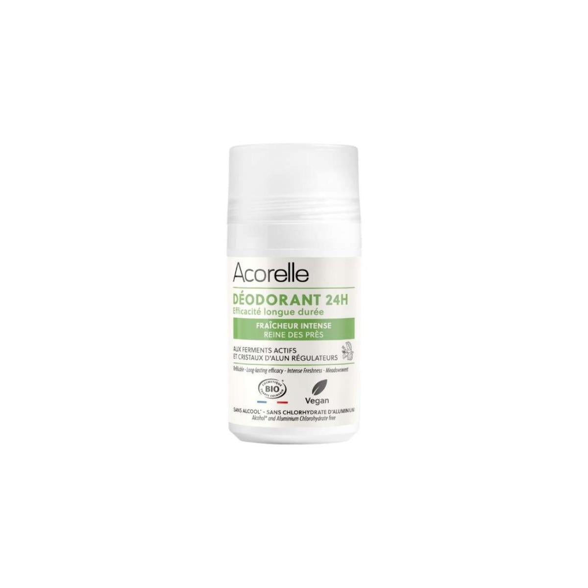 Déodorant minéral eau florale reine des prés Acorelle 50 ml