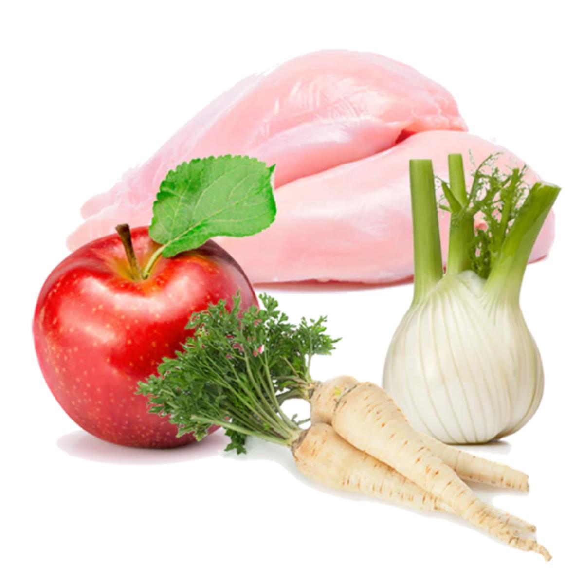 Barf våtfoder för hundar Festín de pollo BIO, Puromenu, 400 g