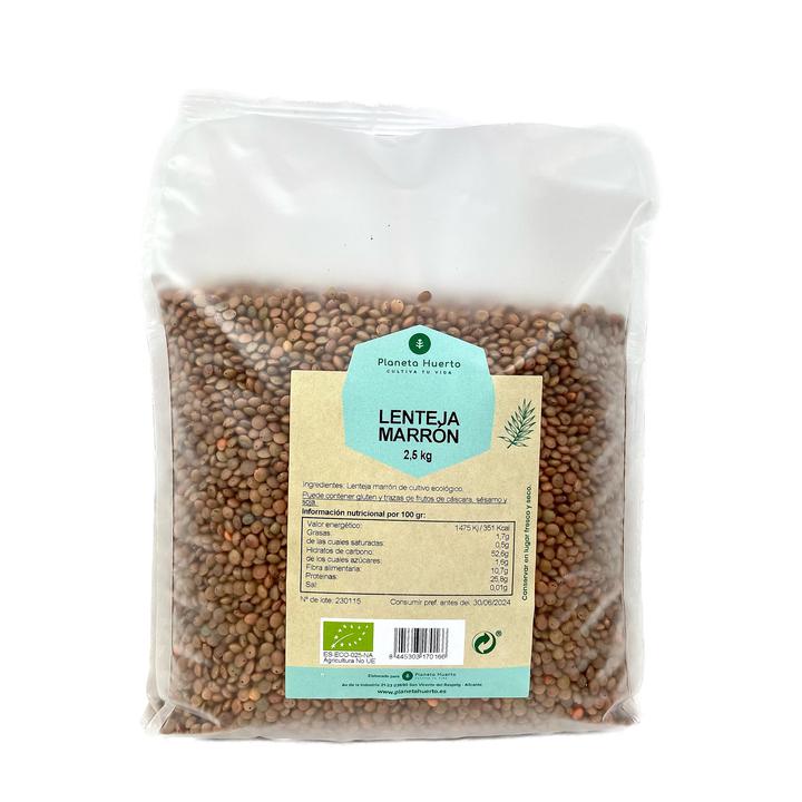 Lenticchie marroni ECO Planeta Huerto 2,5 kg
