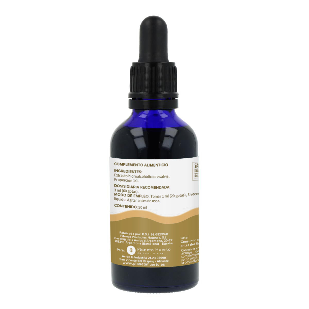 Ekstrakt z szałwii Planeta Huerto 50 ml.