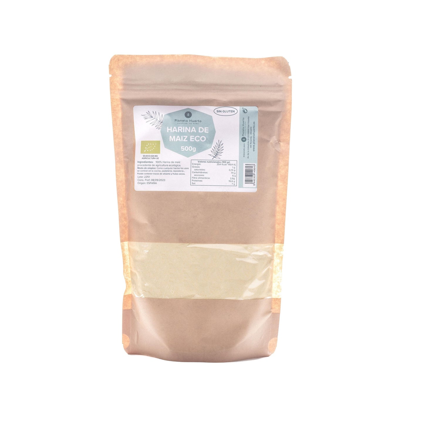 Farina di mais senza glutine ECO Planeta Huerto 500 g