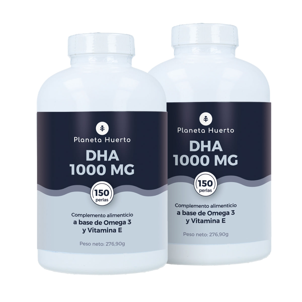 Förpackning 2x DHA 1000 mg Planeta Huerto 150 pärlor