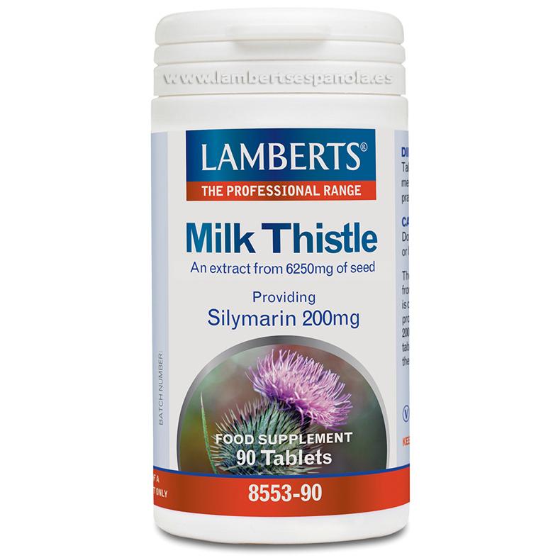 Mariadistel Lamberts 90 tabletten 6250 mg (200 mg silymarine)