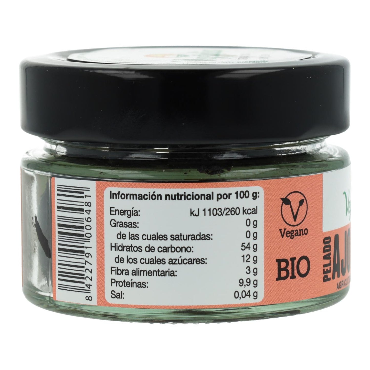 Gepelde zwarte knoflook Vegetalia 200 g