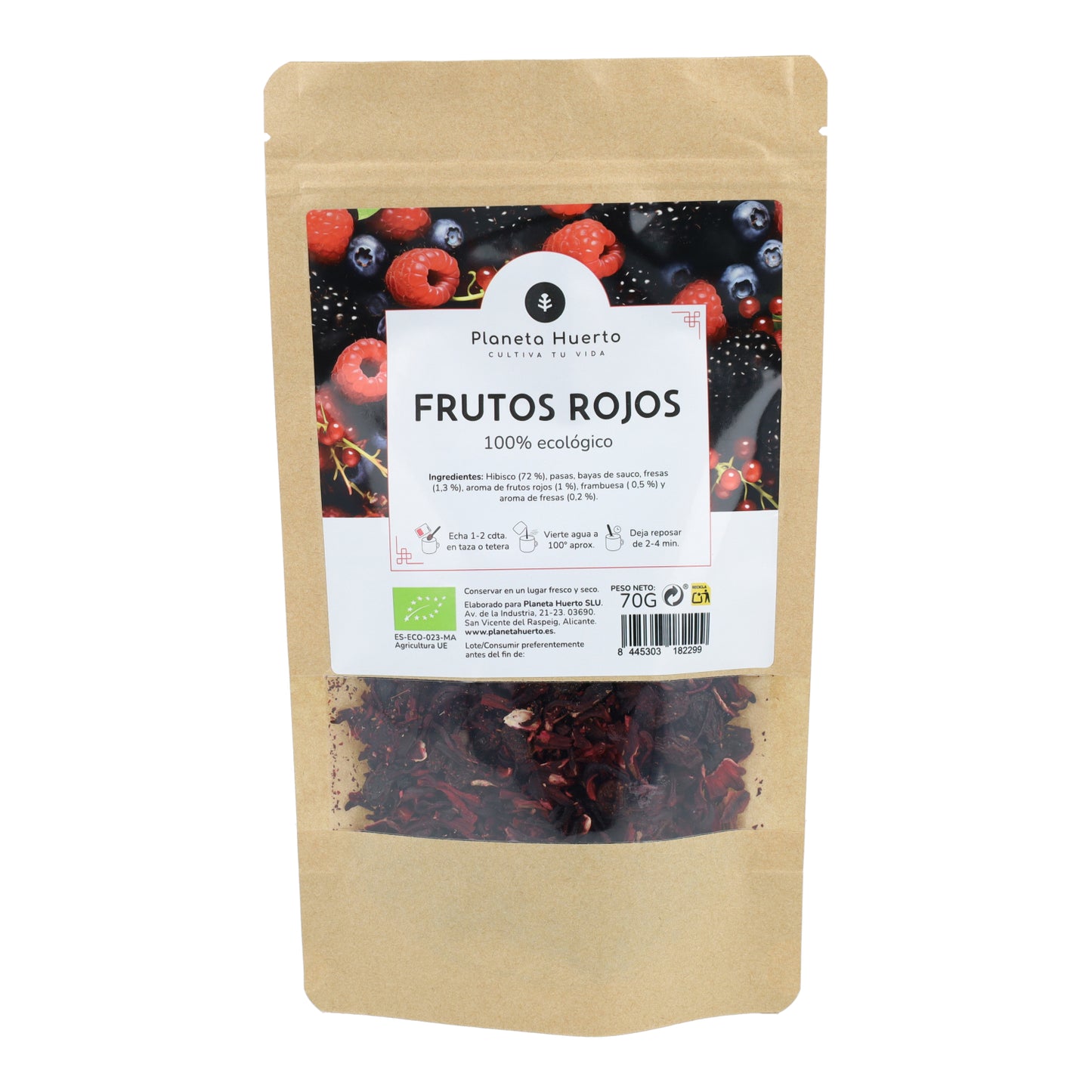 Red fruits ECO Planeta Huerto 70g