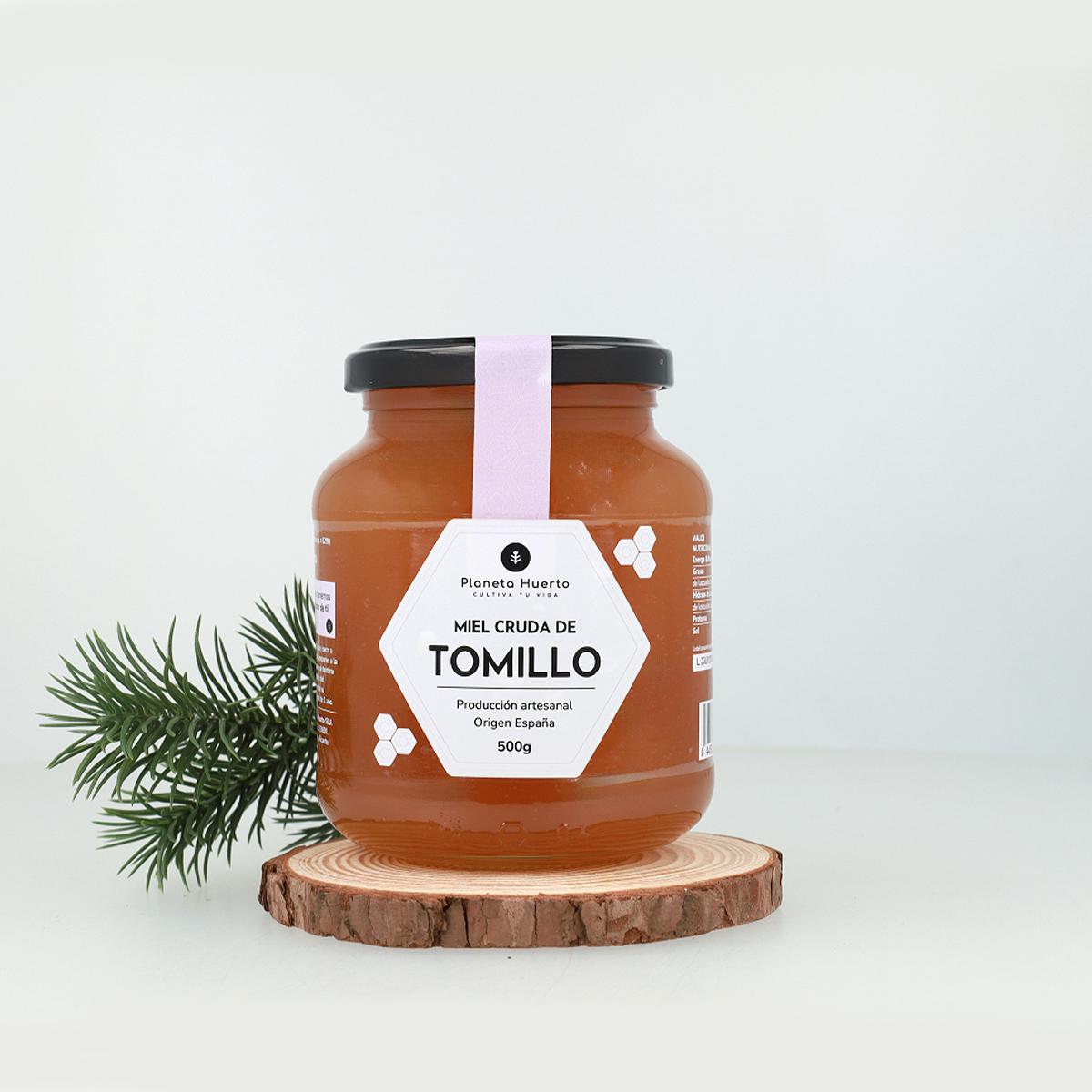 Raw Thyme Honey Planeta Huerto 500 g