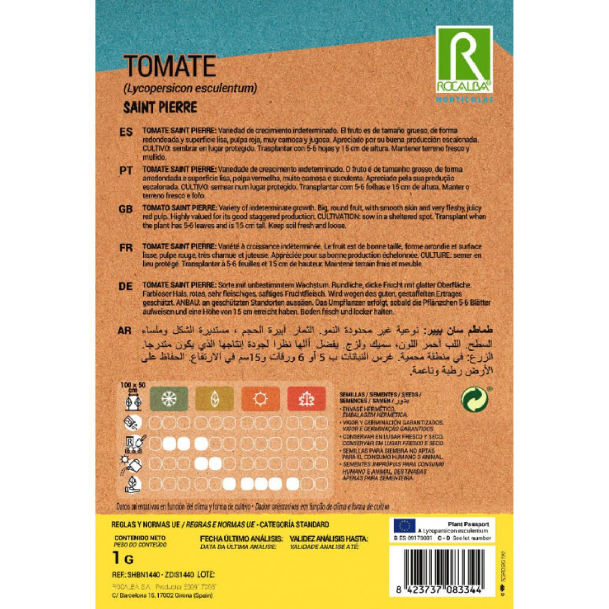 Samen der Tomate Saint Pierre