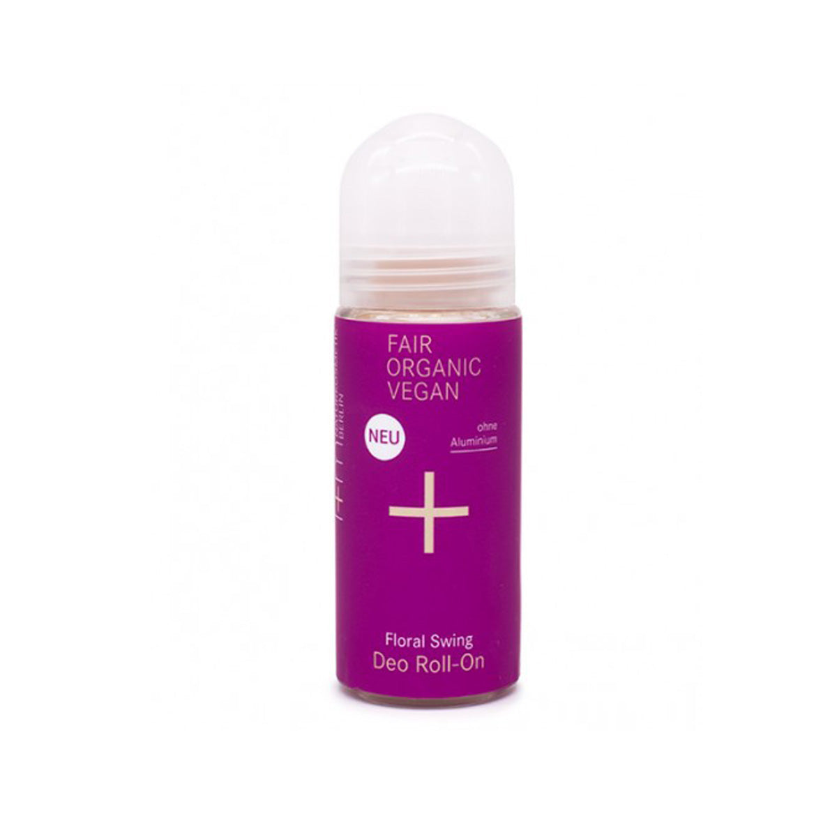 Floral Roll-on Deodorant. 50 ml. Recycled and recyclable glass and plastic.