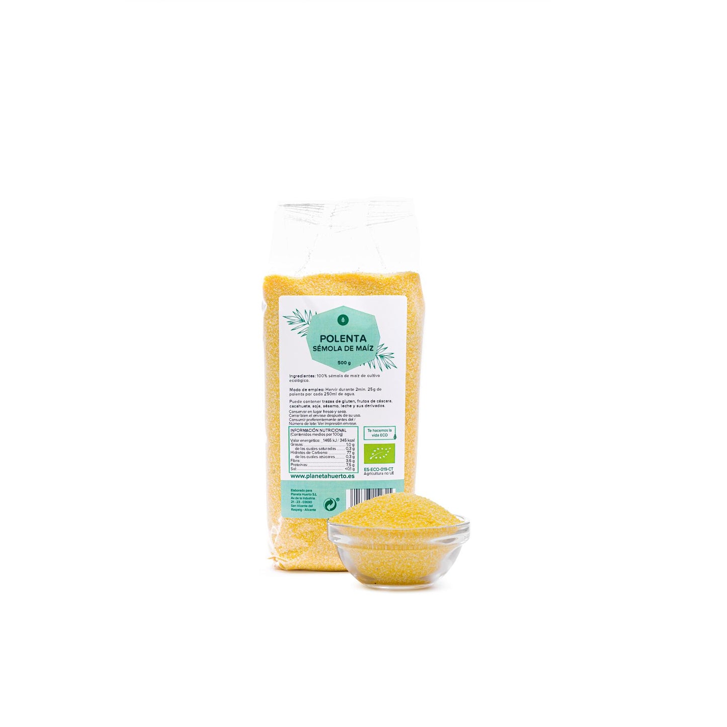 Kasza manna kukurydziana instant polenta ECO Planeta Huerto 500 g