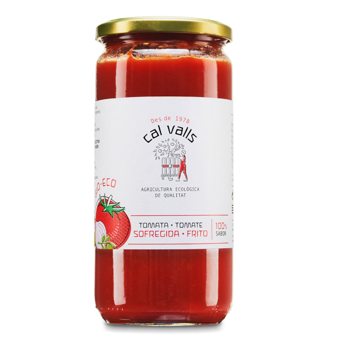 Tomate frite écologique Cal Valls 700 g