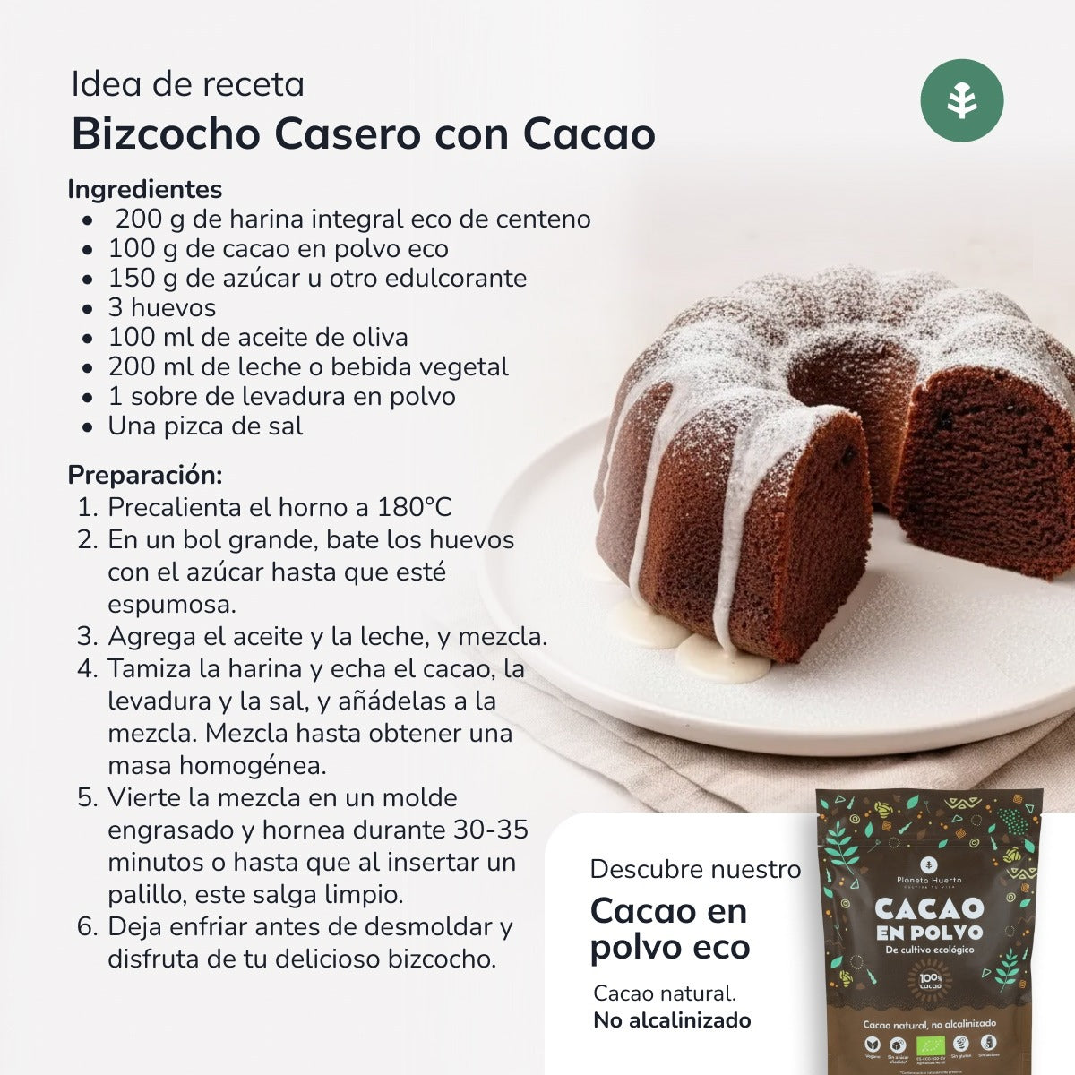 Volkoren roggemeel Eco Planeta Huerto 5 kg