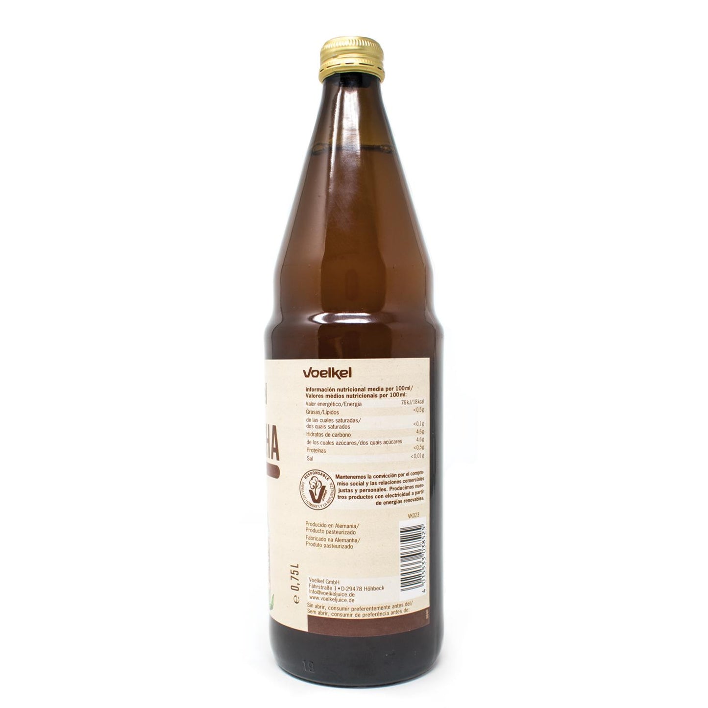 Zestaw 6 sztuk Kombucha Original BIO Voelkel 750 ml