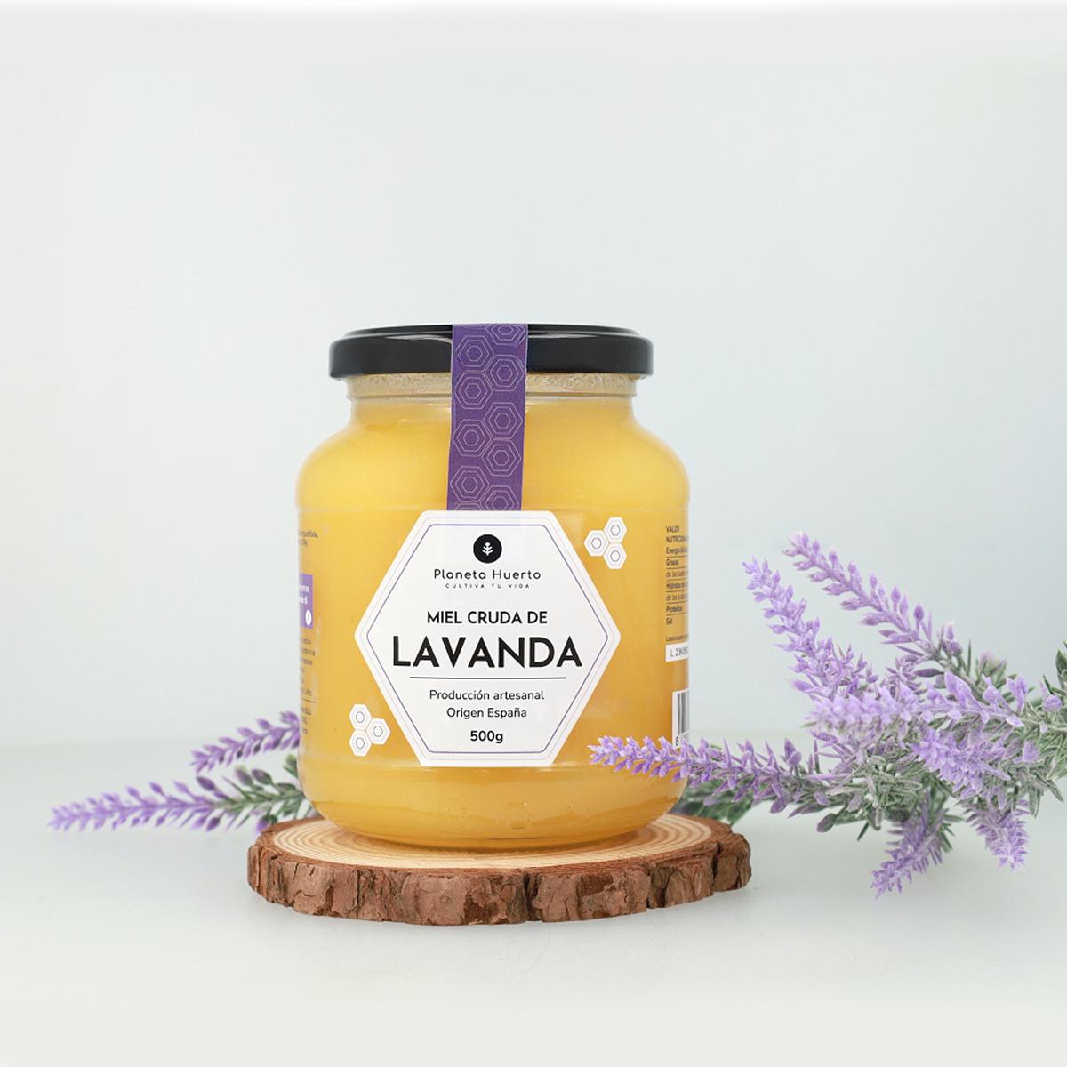 Surowy miód lawendowy Planeta Huerto 500 g