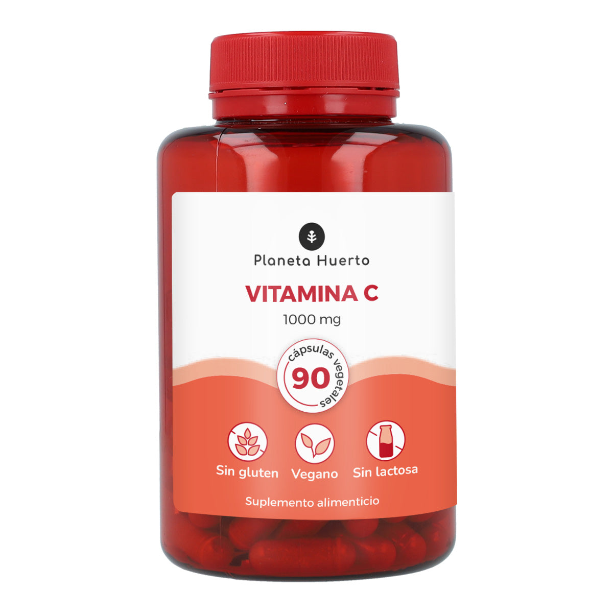 Pack 2x C-vitamin 1000 mg Planeta Huerto 90 vegetabiliska kapslar