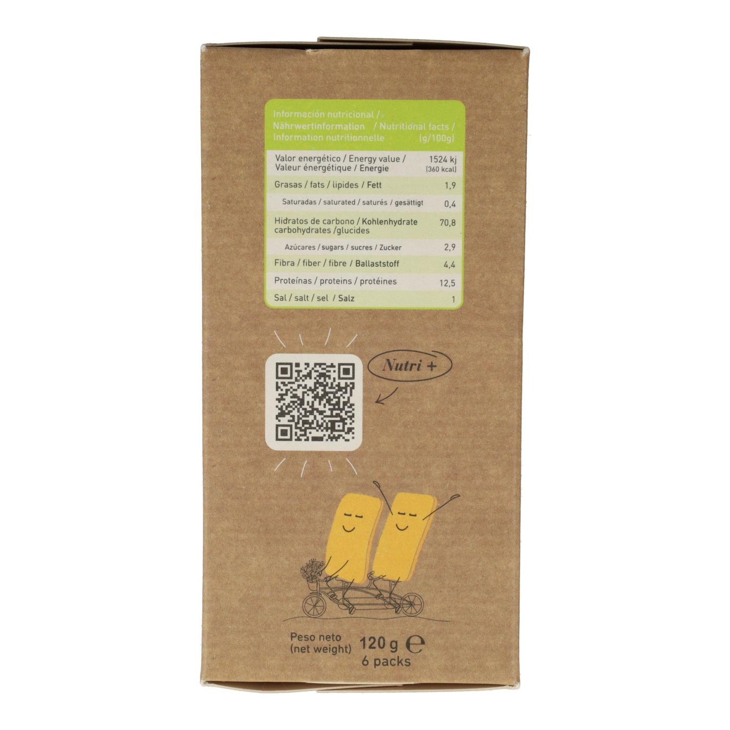 Crackers au pois chiche BIO sans gluten Zealia 120 g