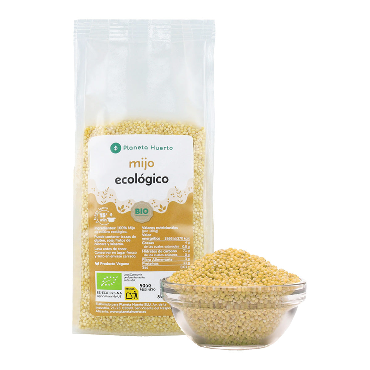 Skalad hirs ECO Planeta Huerto 2,5 kg