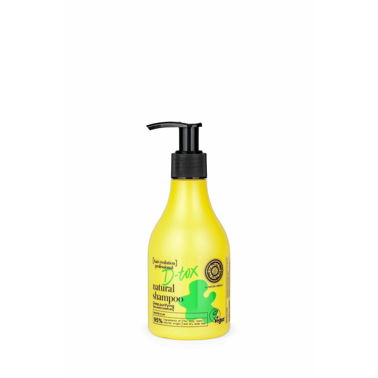 Shampoo naturale all'argilla bianca «D-tox» Pulizia profonda Natura Siberica 245 ml