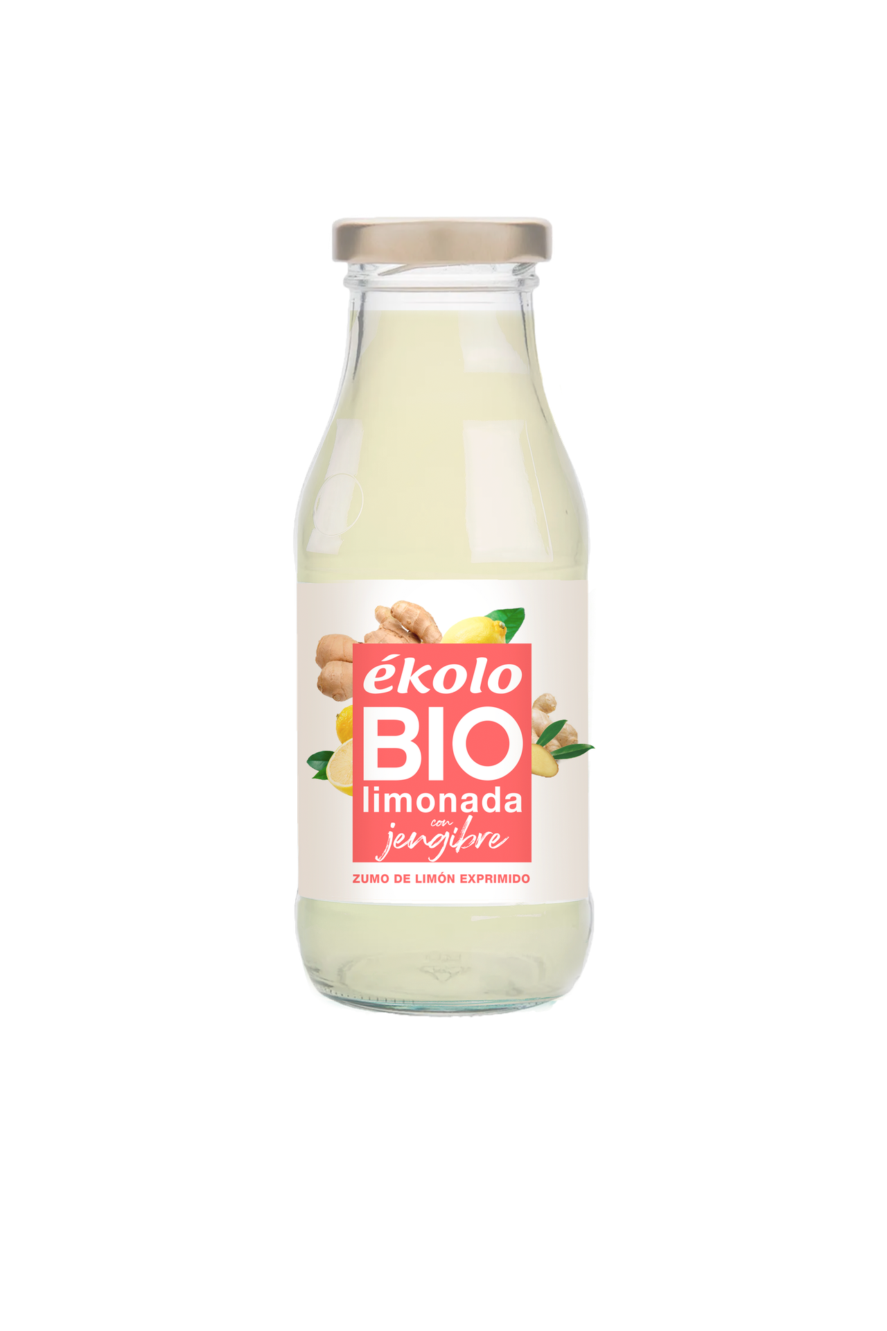 Lemonade med ingefära och agave BIO ékolo 200 ml