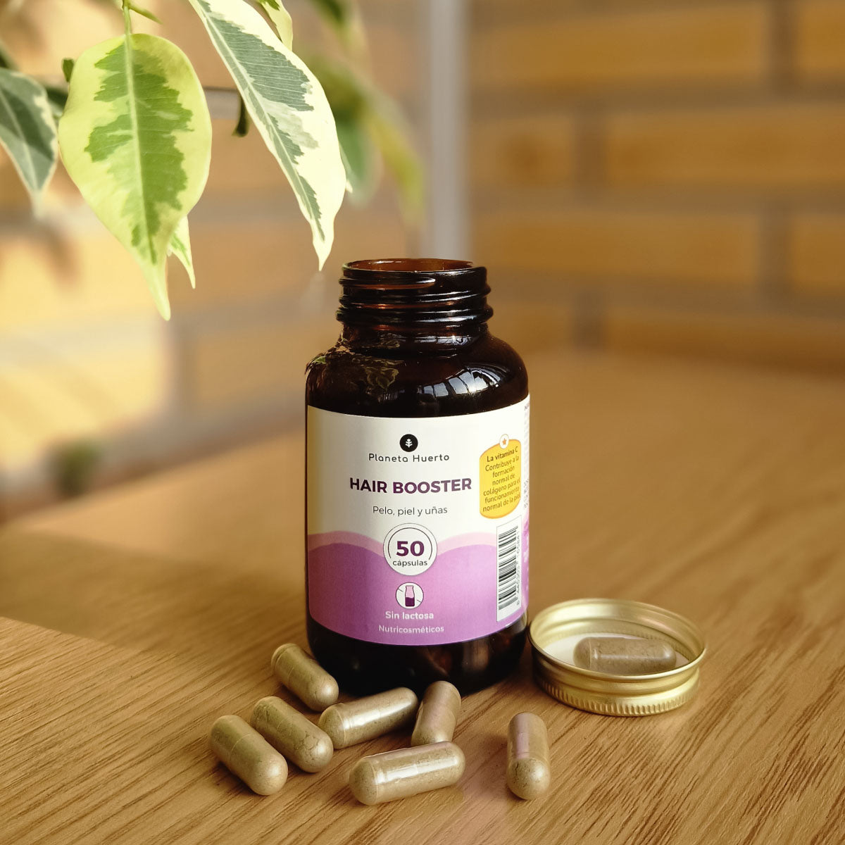 Hair Booster Haare, Haut und Nägel Planeta Huerto 50 Kapseln