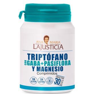 Tryptofaan met GABA + passiebloem en magnesium Ana María La Justicia 60 tabletten