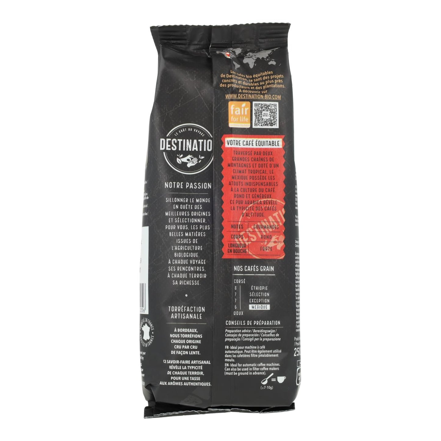 Kawa ziarnista Meksyk Chiapas 100% Arabica Bio Destination, 250 g
