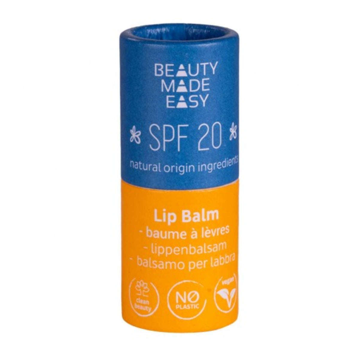Solbalsam för läppar Beauty Made Easy SPF 20, 5,5 g