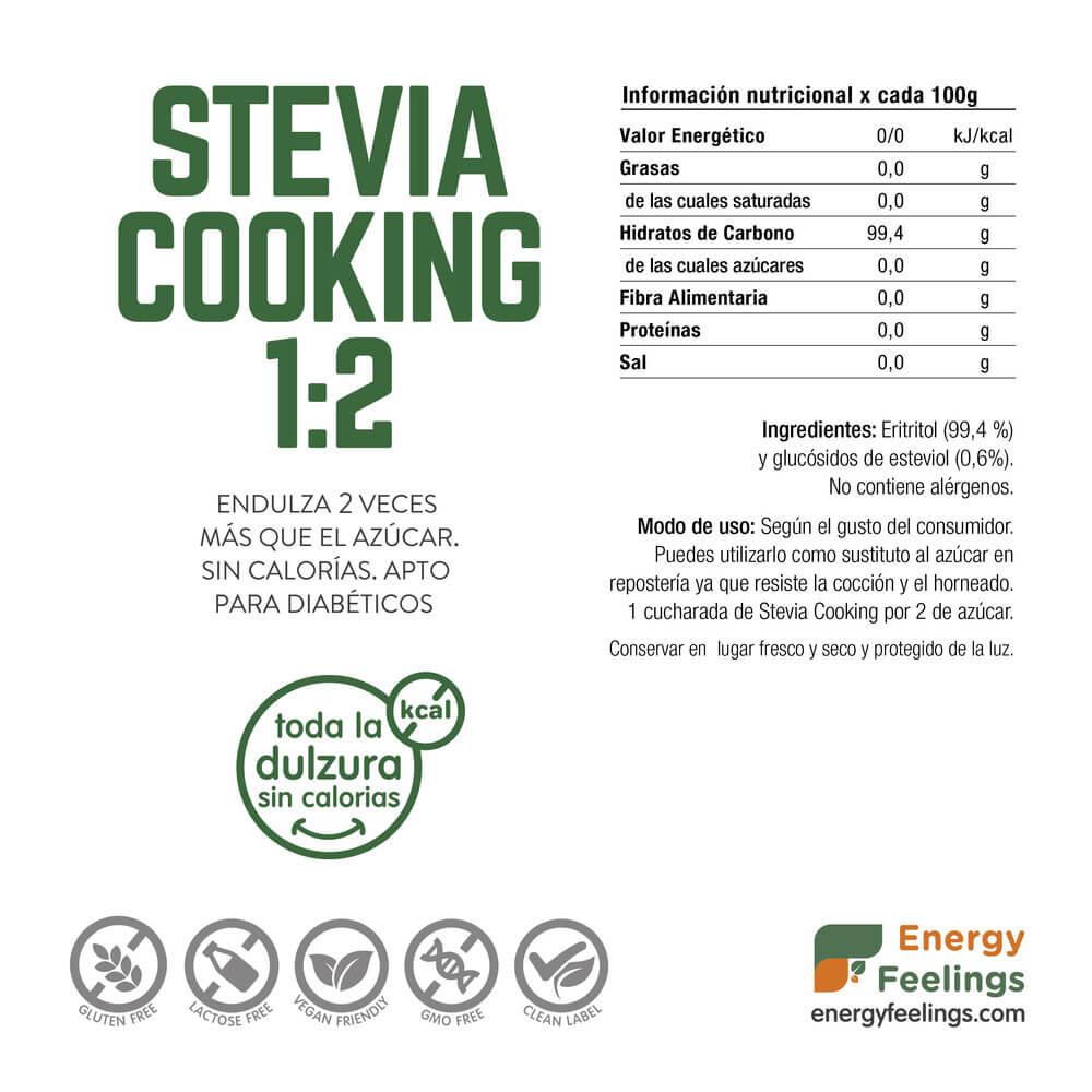Stevia cooking 1:2 Energy Feelings 1 kg