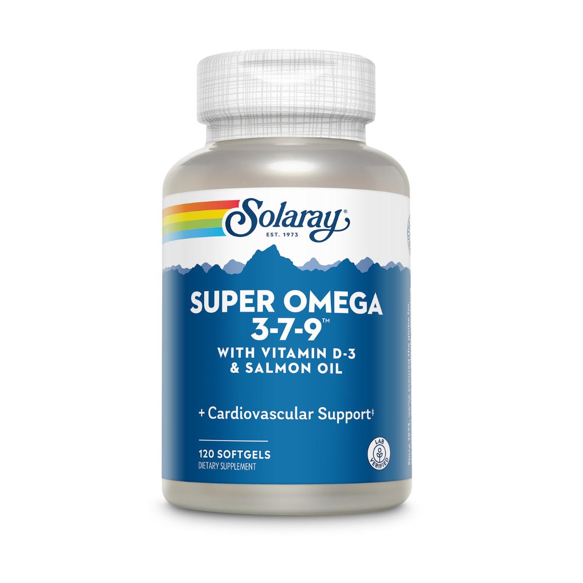 Super Omega 3-7-9 Solaray 120 Kapseln