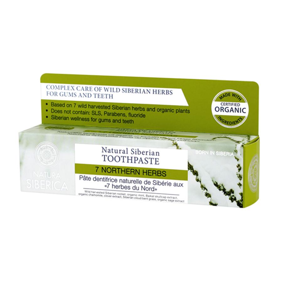 Dentifrice naturel sibérien, 7 herbes nordiques Natura Siberica 100 g