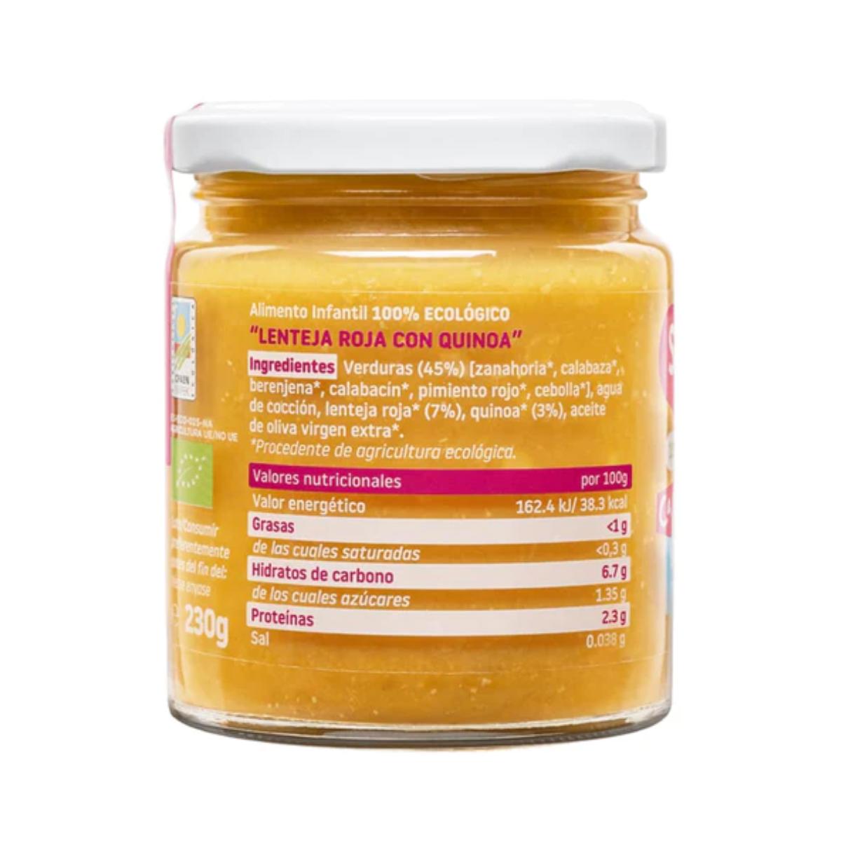 Zestaw 3x słoiczki soczewicy z komosą ryżową ekologicznej marki CA CHI TOS Smileat 230 g